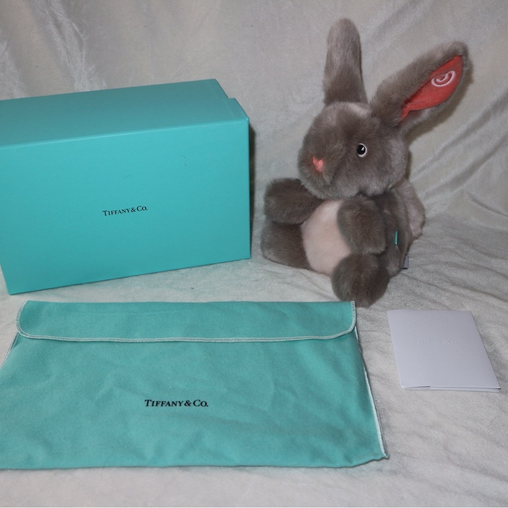 Tiffany & Co. Gray Bunny Plush Toy